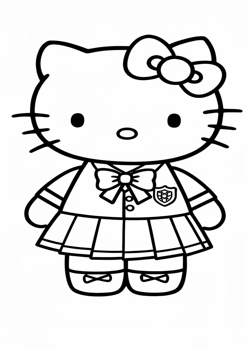 Hello Kitty - Coloring Page 331