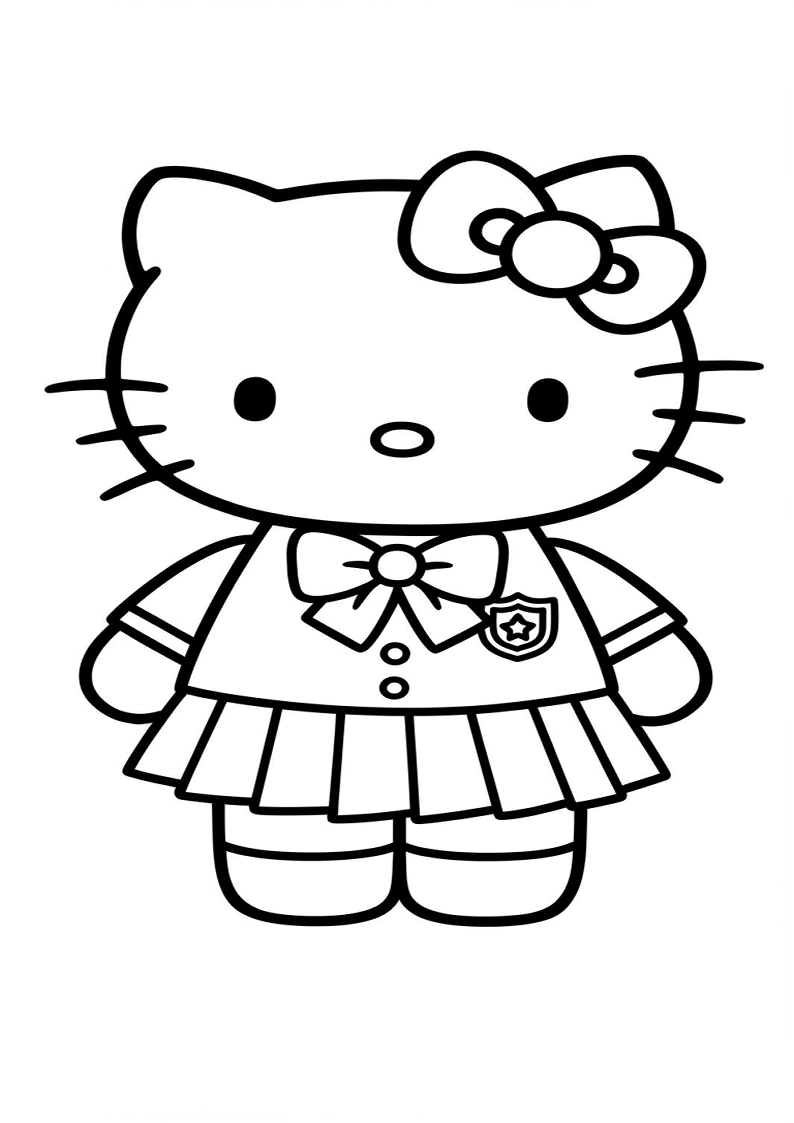 Hello Kitty - Coloring Page 290