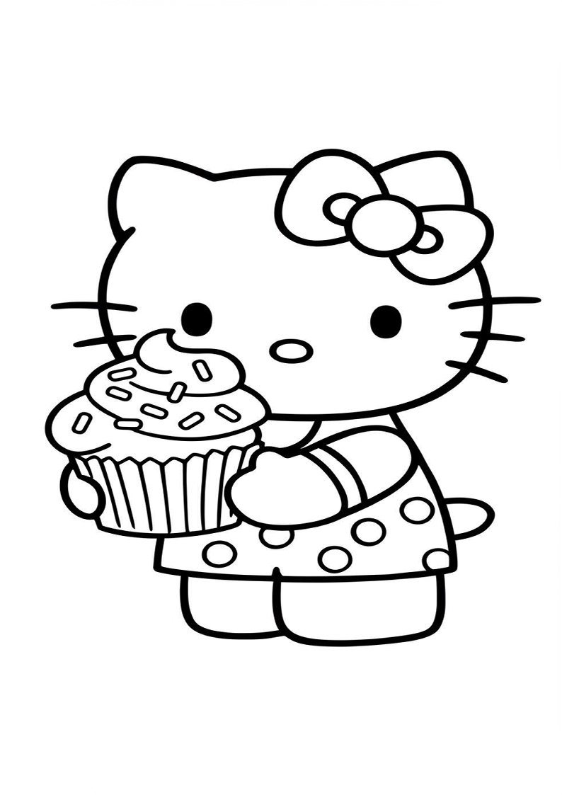 Hello Kitty - Coloring Page 289