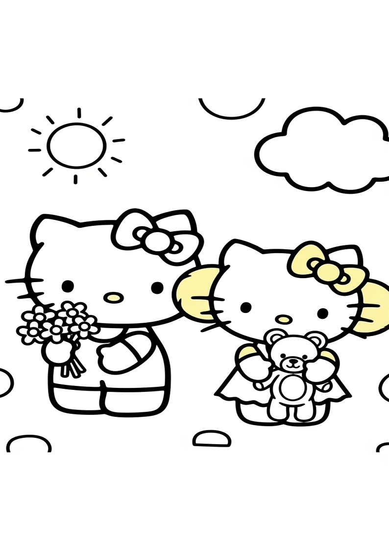 Hello Kitty - Coloring Page 288