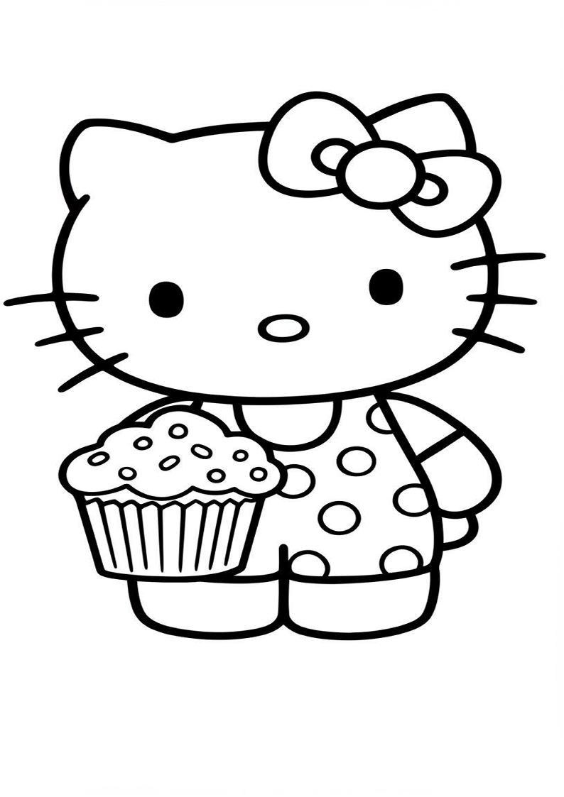 Hello Kitty - Coloring Page 287