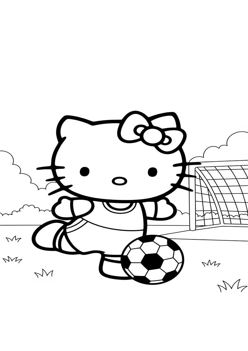 Hello Kitty - Coloring Page 286