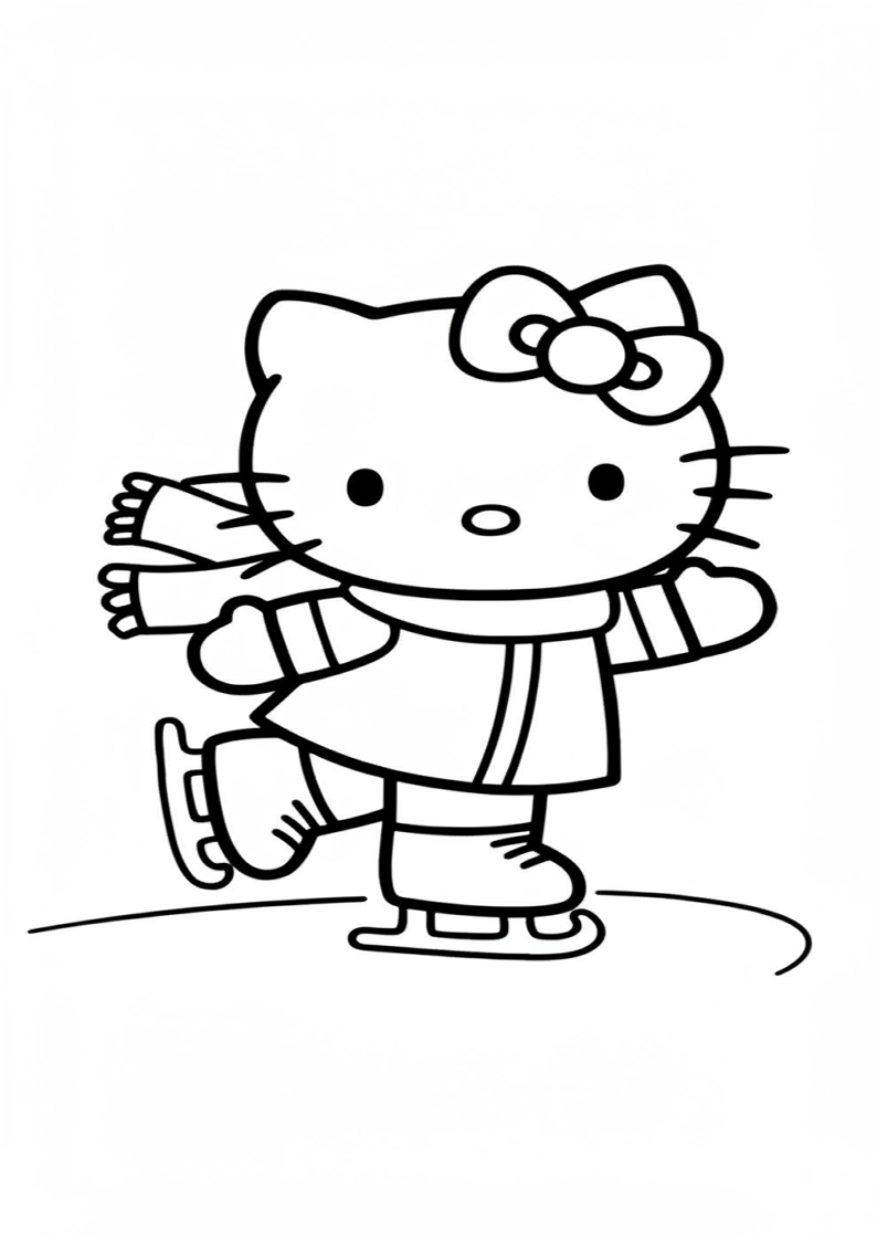 Hello Kitty - Coloring Page 283