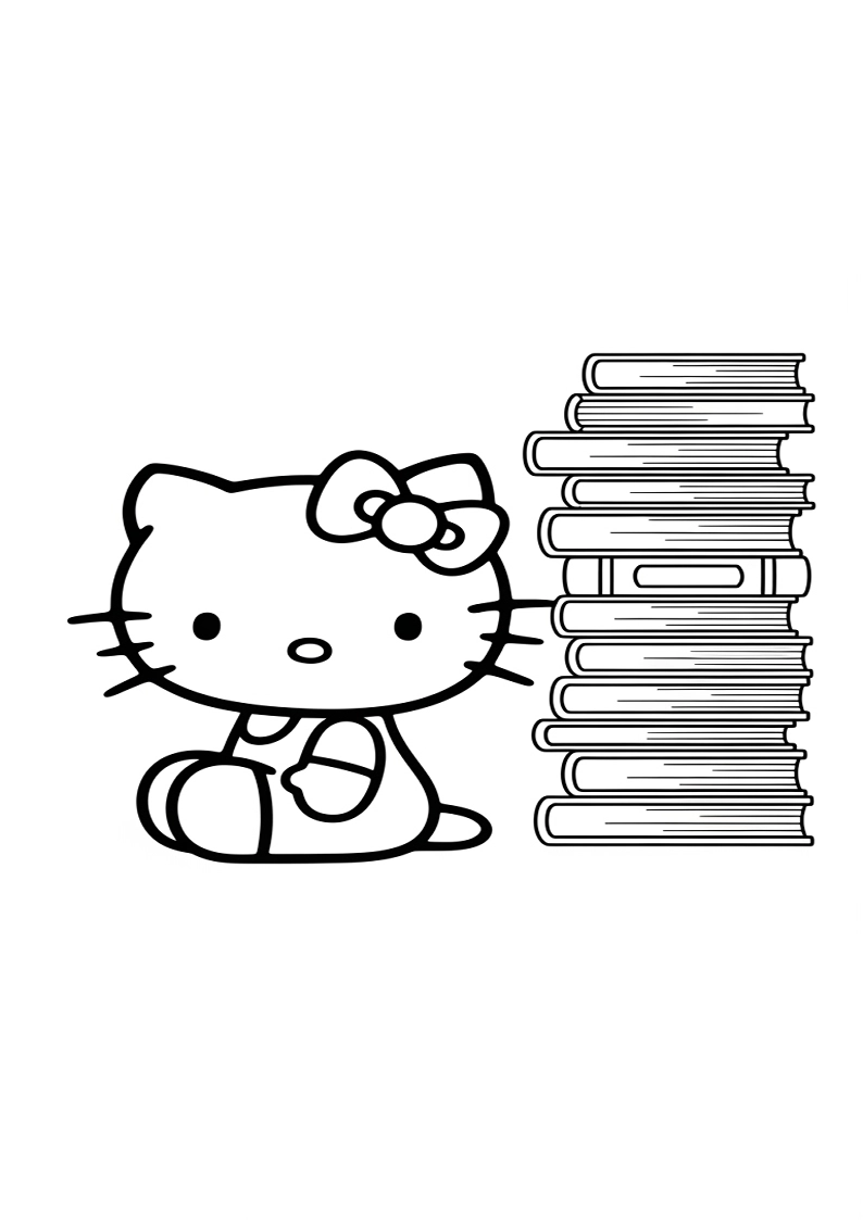 Hello Kitty - Coloring Page 280