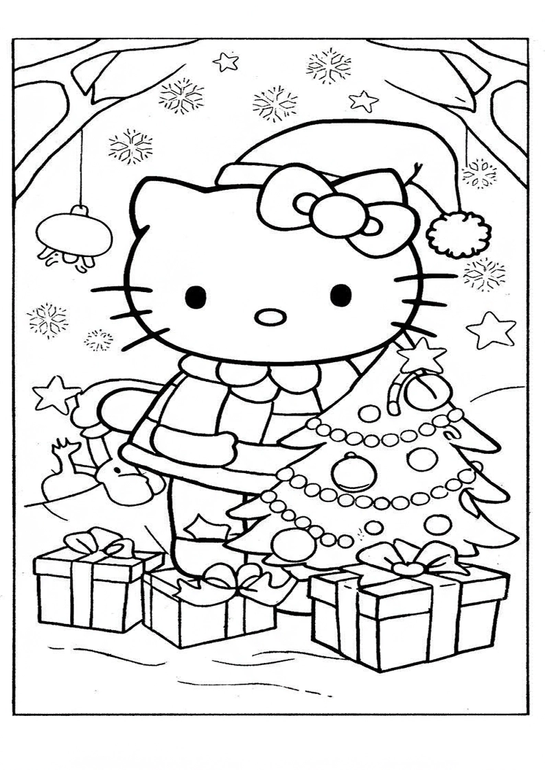 Hello Kitty - Coloring Page 279