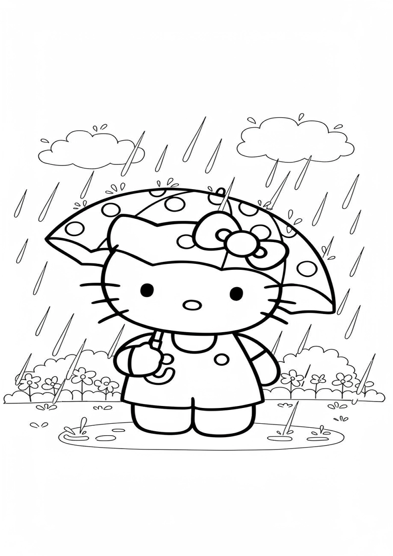 Hello Kitty - Coloring Page 277