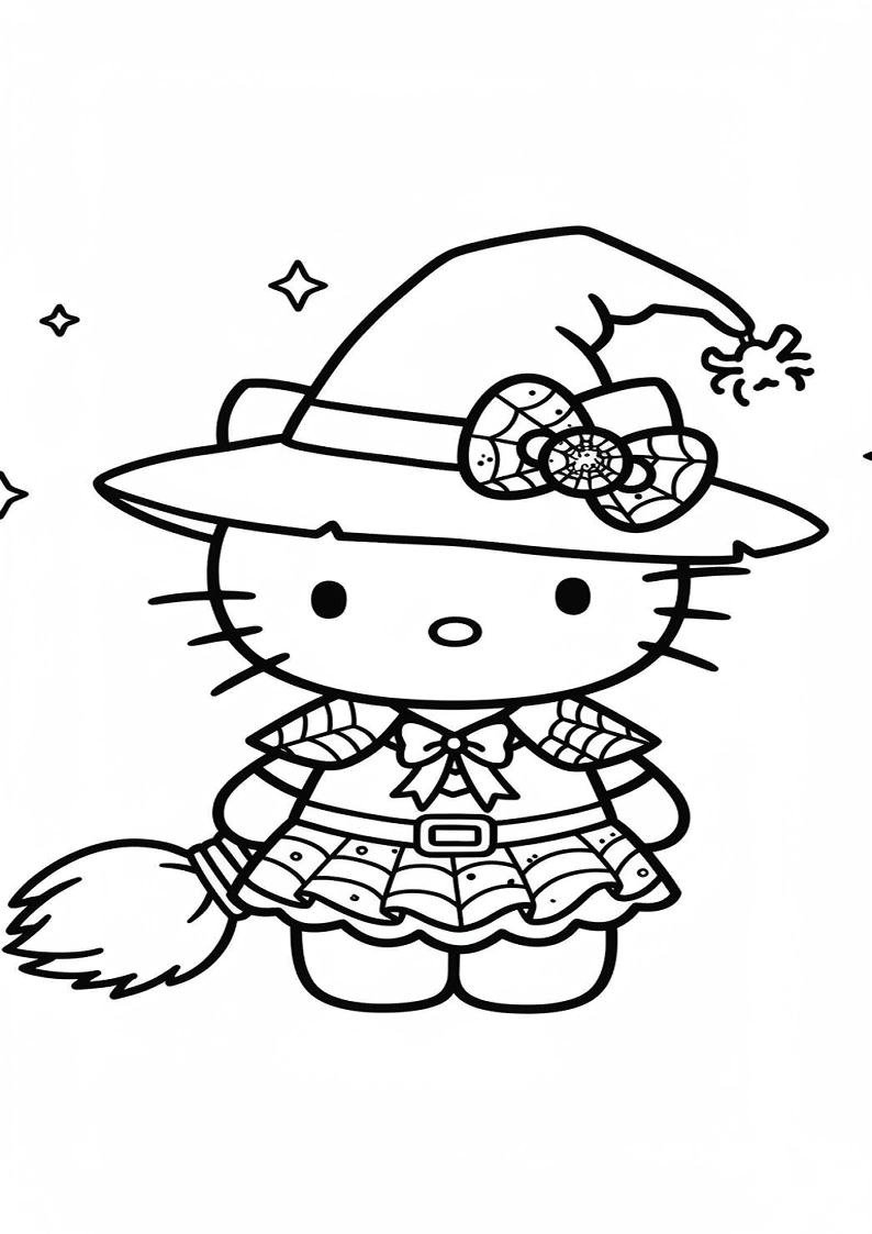 Hello Kitty - Coloring Page 274