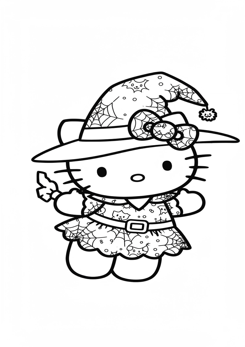 Hello Kitty - Coloring Page 272