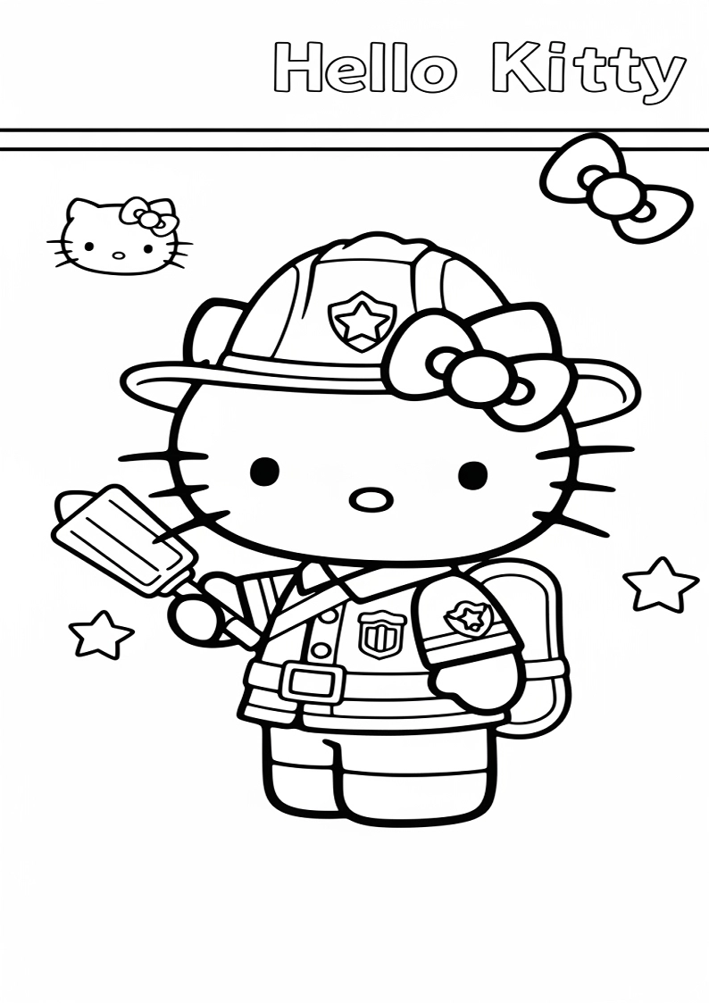 Hello Kitty - Coloring Page 271