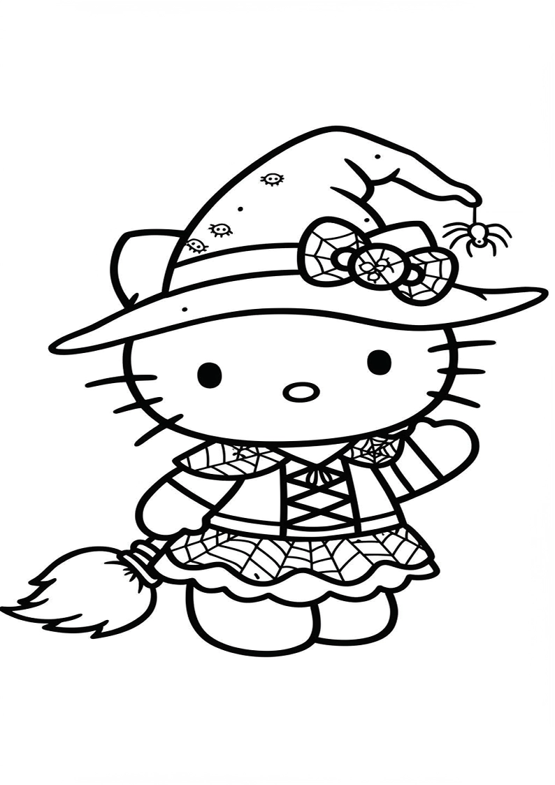 Hello Kitty - Coloring Page 268