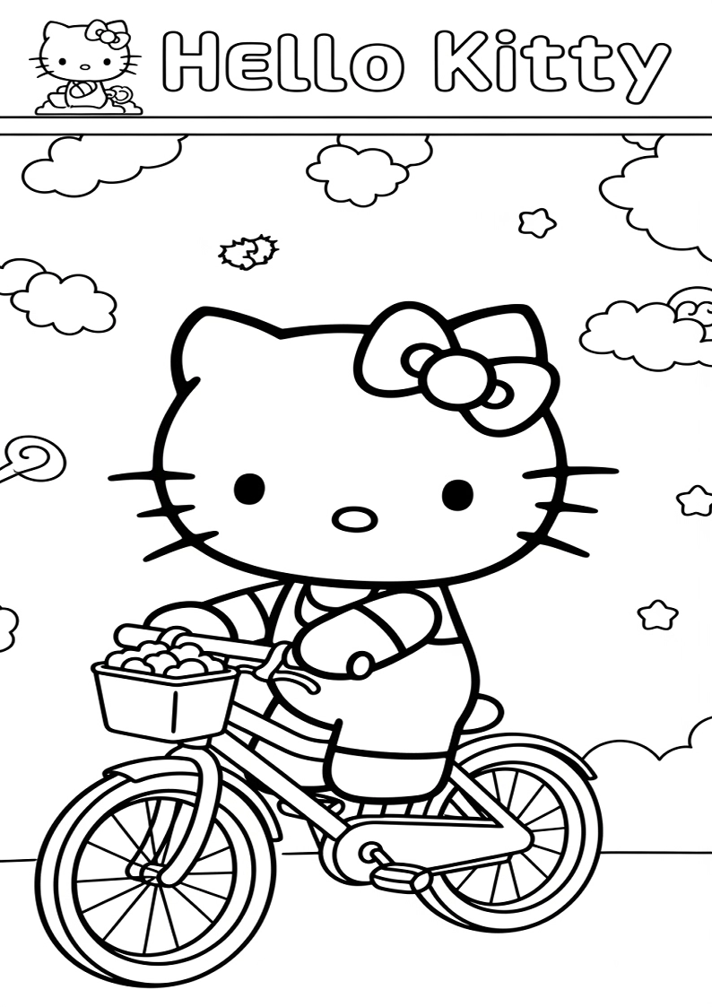 Hello Kitty - Coloring Page 267