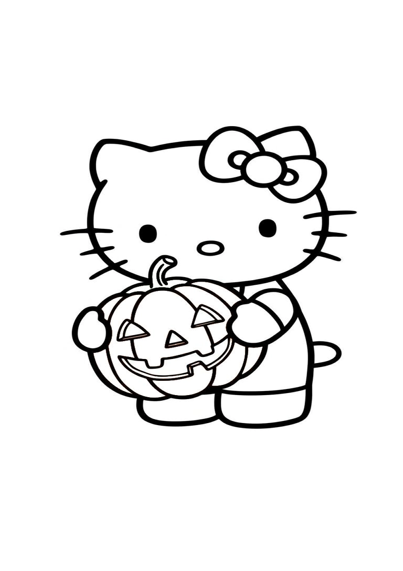 Hello Kitty - Coloring Page 266