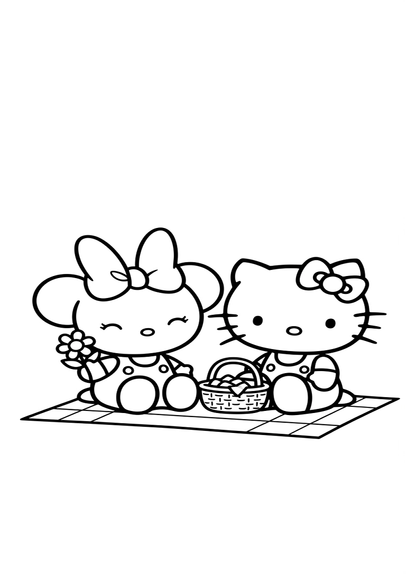 Hello Kitty - Coloring Page 265