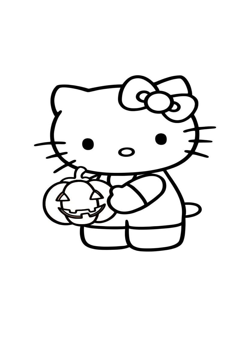 Hello Kitty - Coloring Page 264