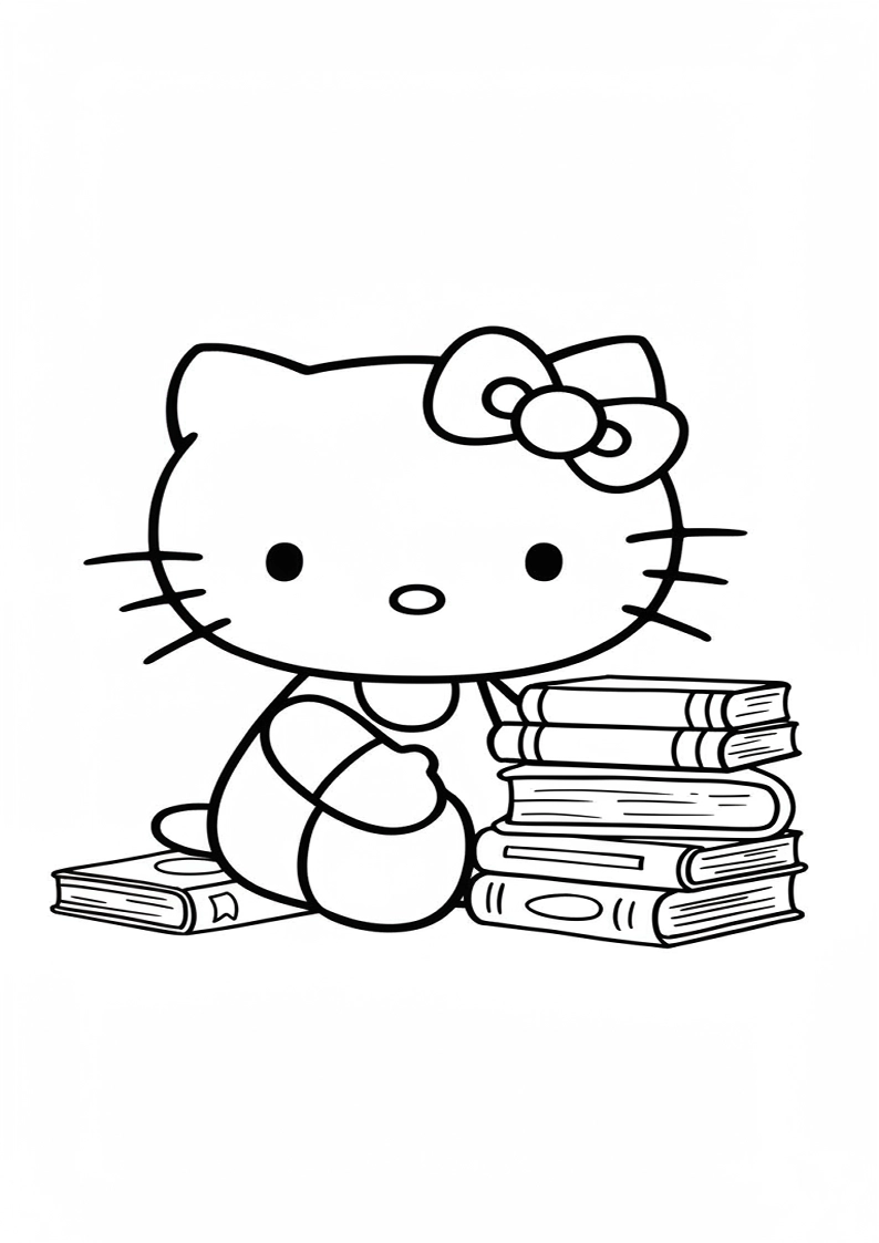 Hello Kitty - Coloring Page 262