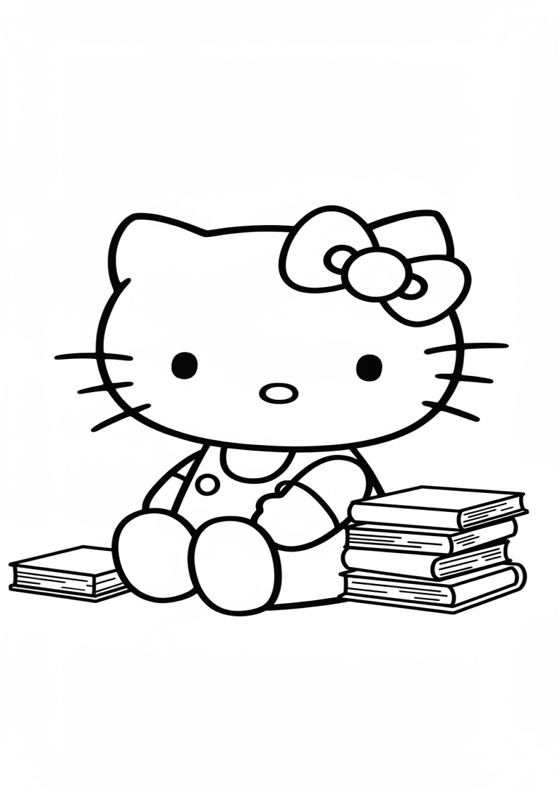 Hello Kitty - Coloring Page 261