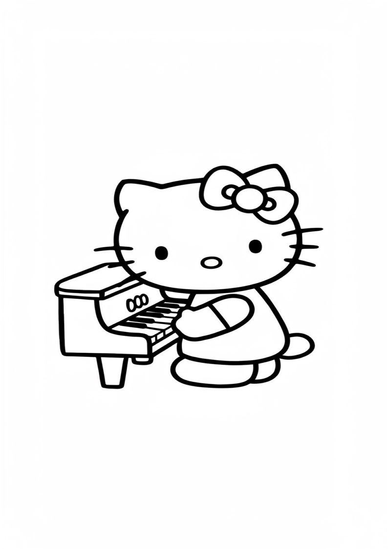 Hello Kitty - Coloring Page 259