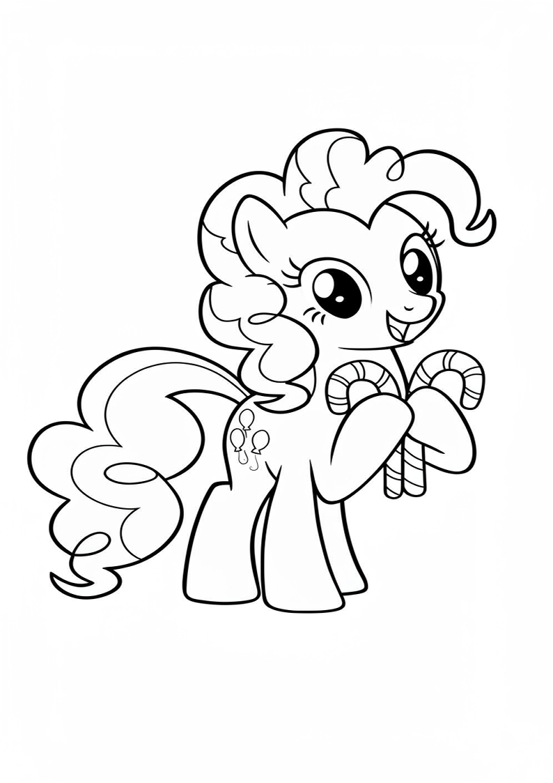 Free Printable Pinkie Pie My Little Pony Coloring Pages 164