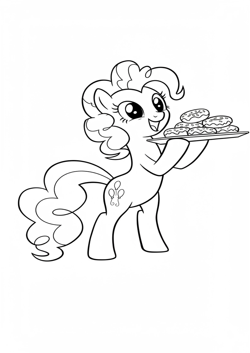 Free Printable Pinkie Pie My Little Pony Coloring Pages 168