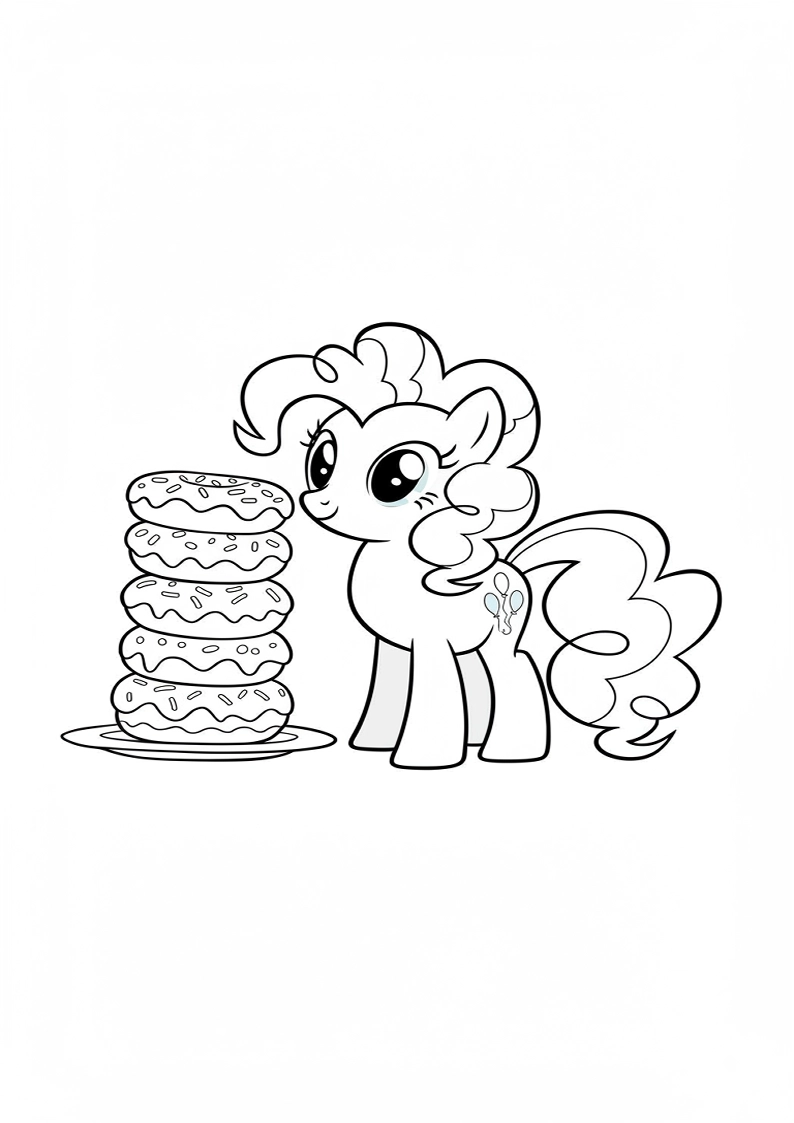 Free Printable Pinkie Pie My Little Pony Coloring Pages 172