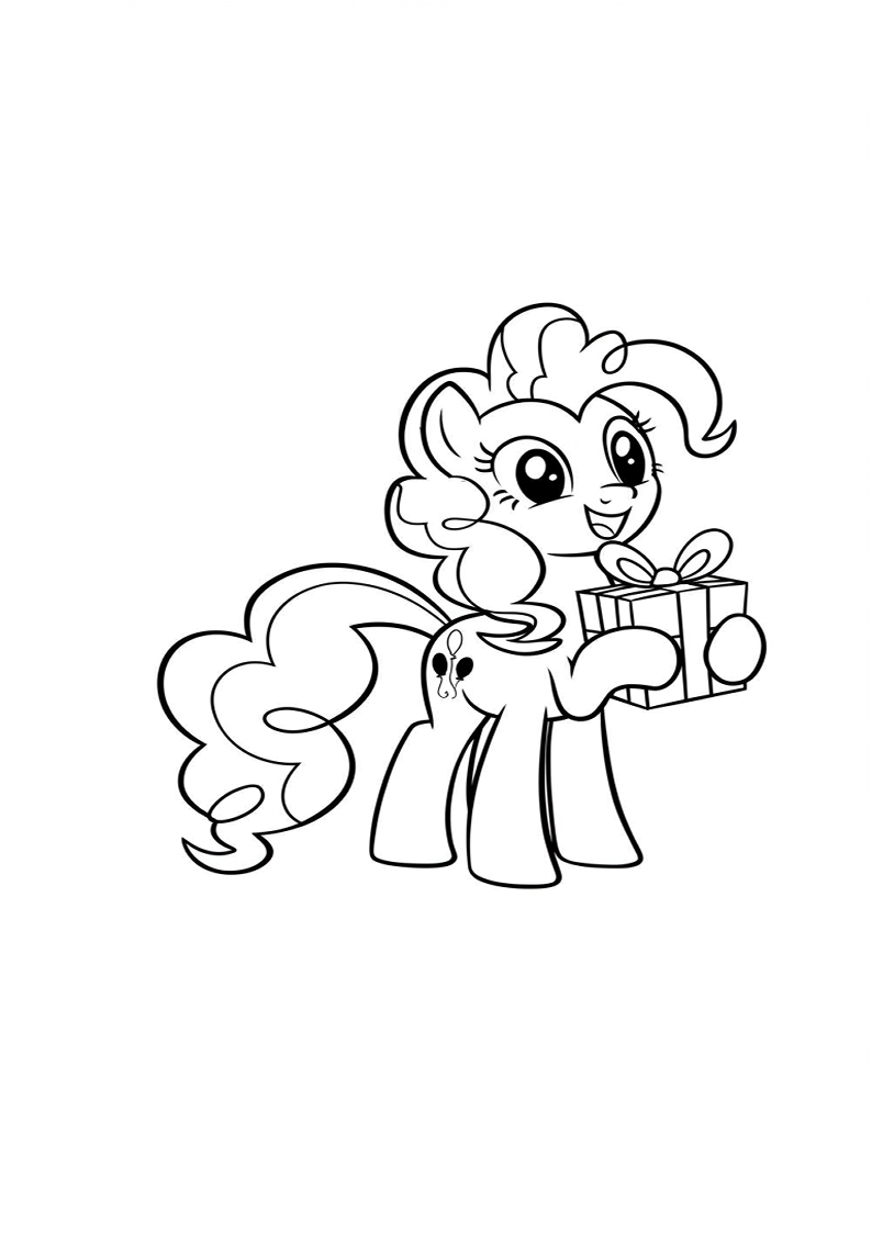 Free Printable Pinkie Pie My Little Pony Coloring Pages 177