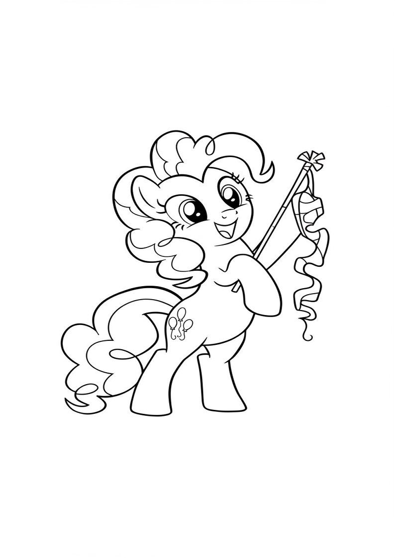 Free Printable Pinkie Pie My Little Pony Coloring Pages 181