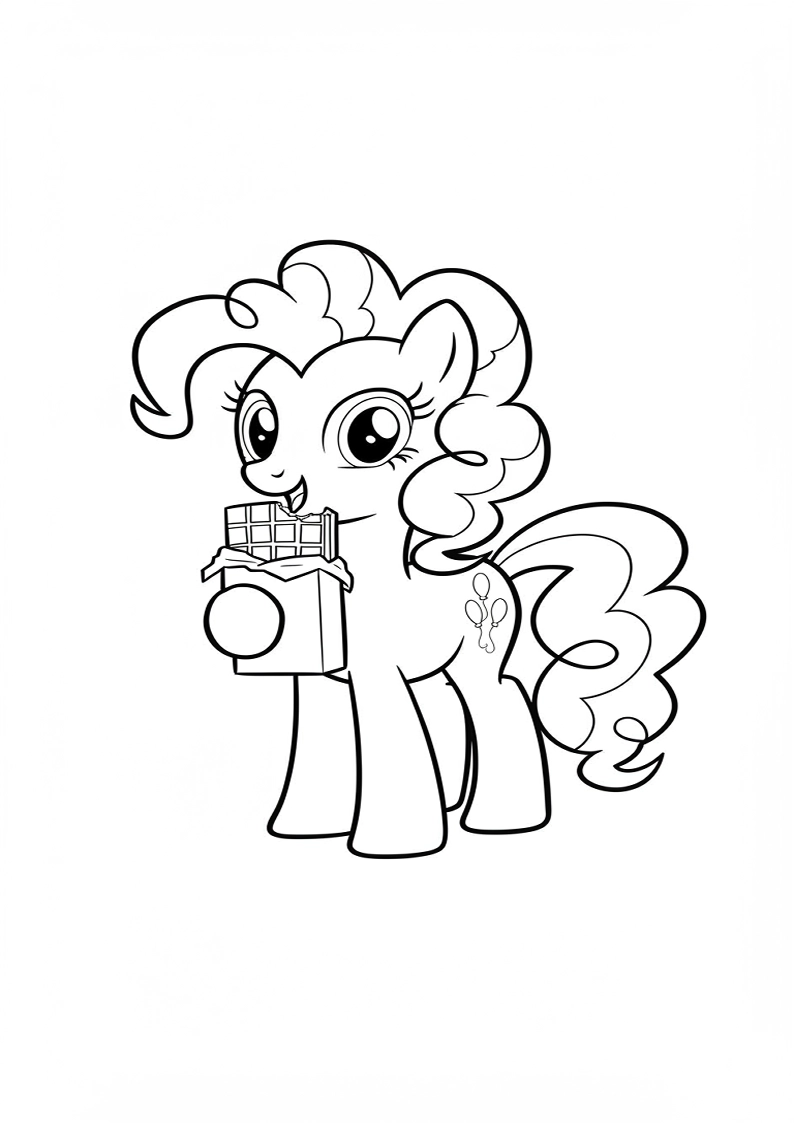 Free Printable Pinkie Pie My Little Pony Coloring Pages 187