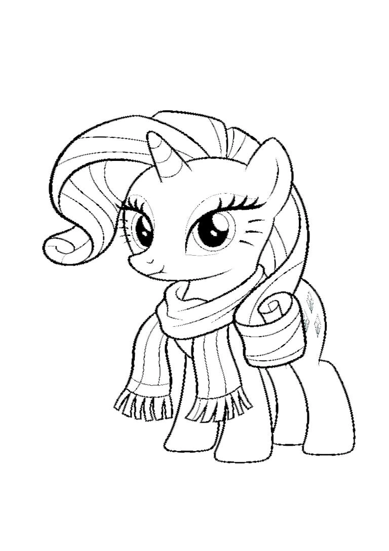Free Printable Rarity My Little Pony Coloring Pages 101