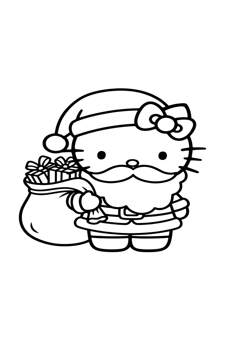 Hello Kitty - Coloring Page 253