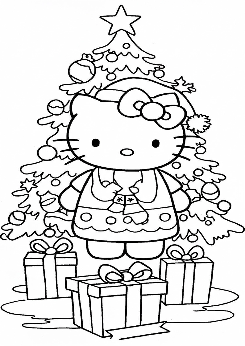 Hello Kitty - Coloring Page 252
