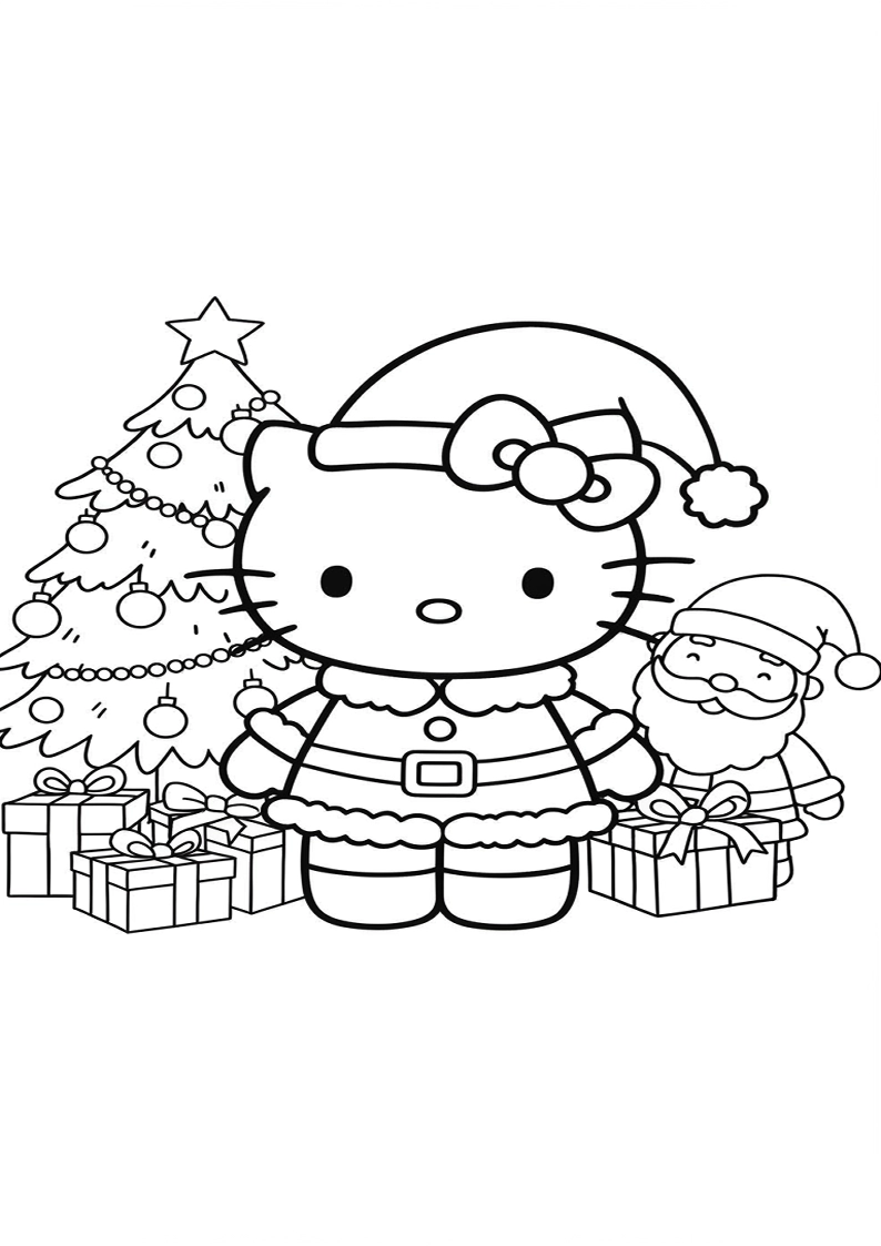 Hello Kitty - Coloring Page 250
