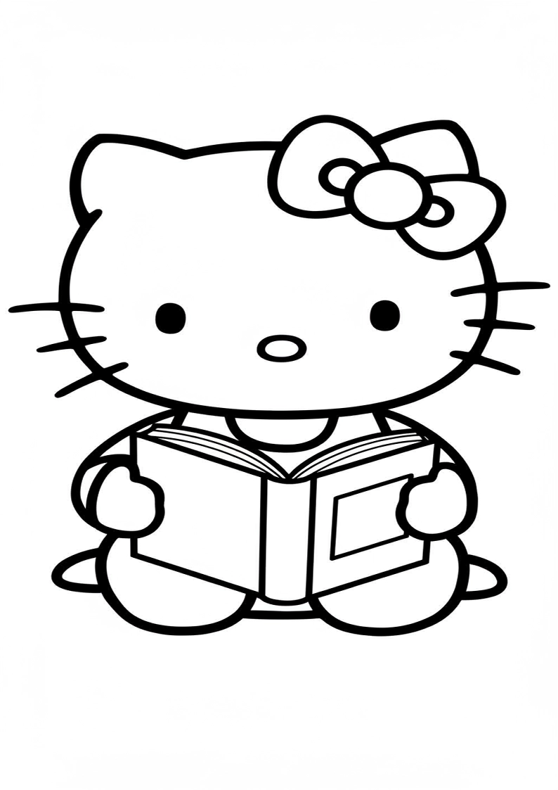 Hello Kitty - Coloring Page 248