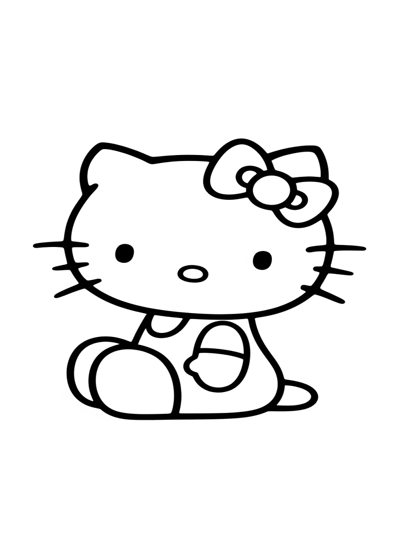 Hello Kitty - Coloring Page 225
