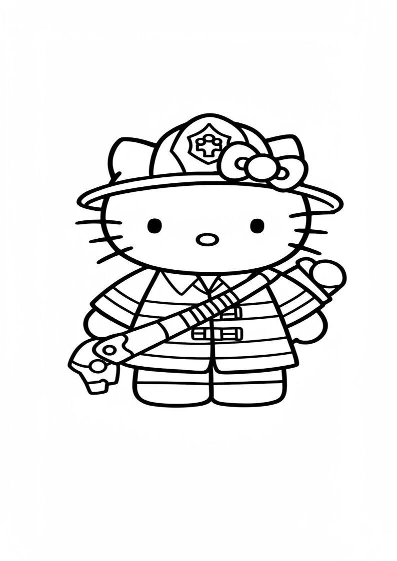 Hello Kitty - Coloring Page 216