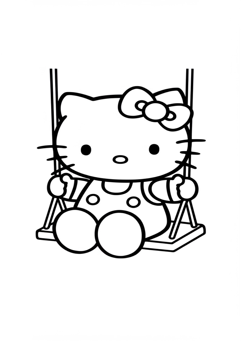 Hello Kitty - Coloring Page 212