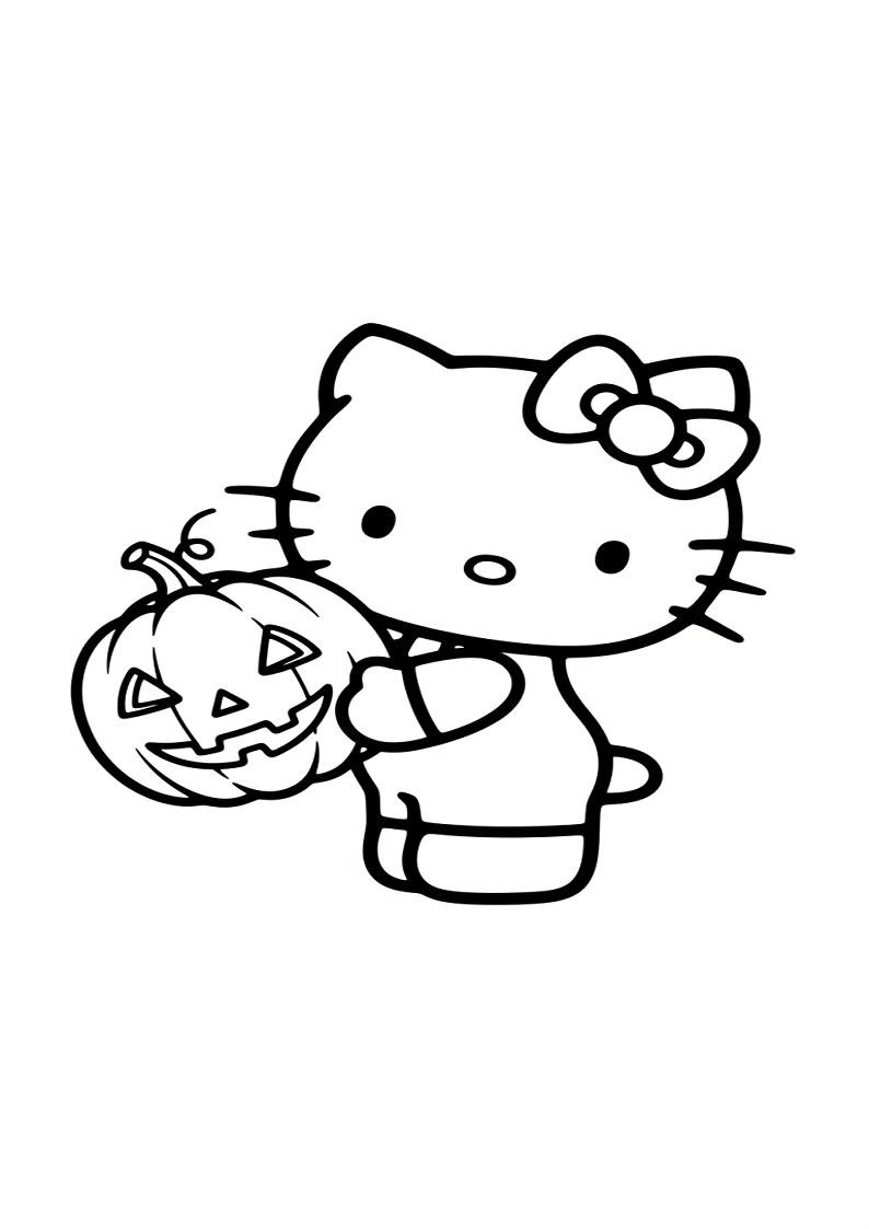 Hello Kitty - Coloring Page 211