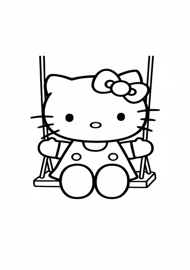Hello Kitty - Coloring Page 208