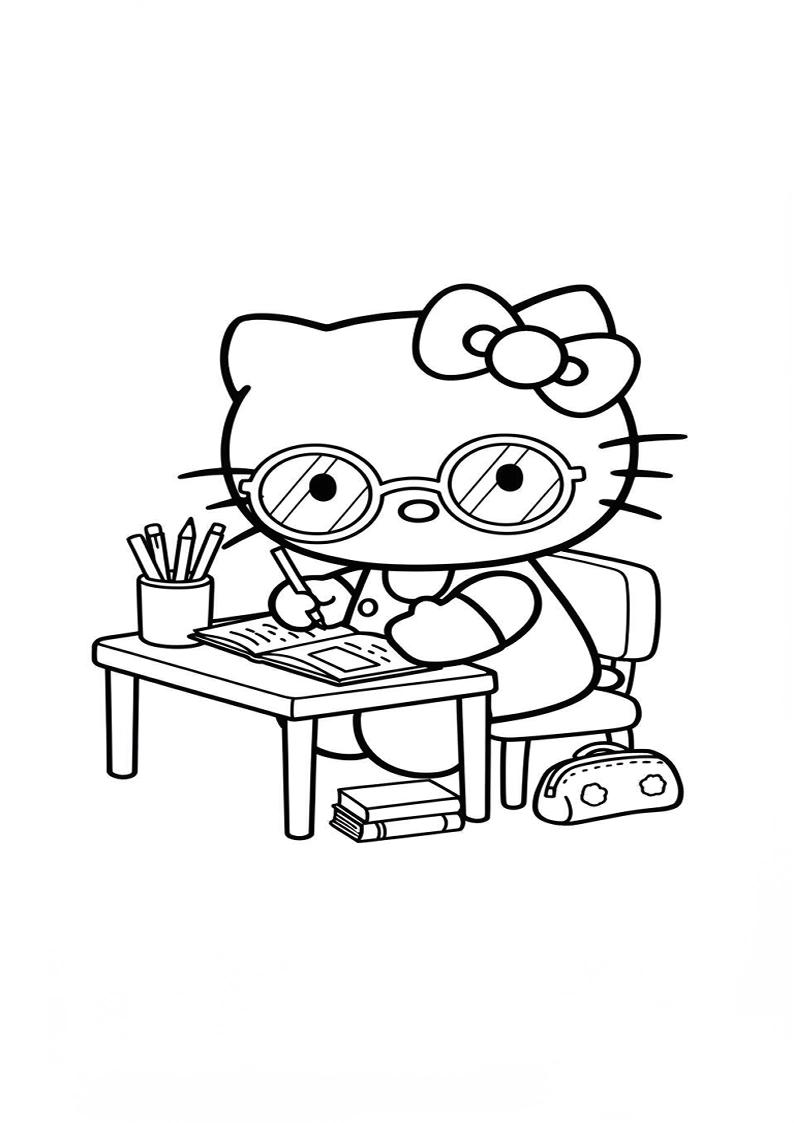 Hello Kitty - Coloring Page 192