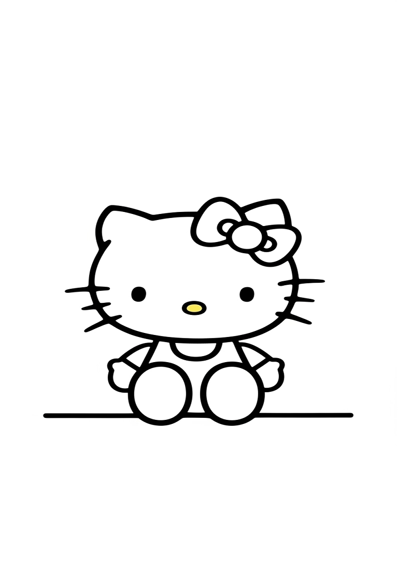 Hello Kitty - Coloring Page 191