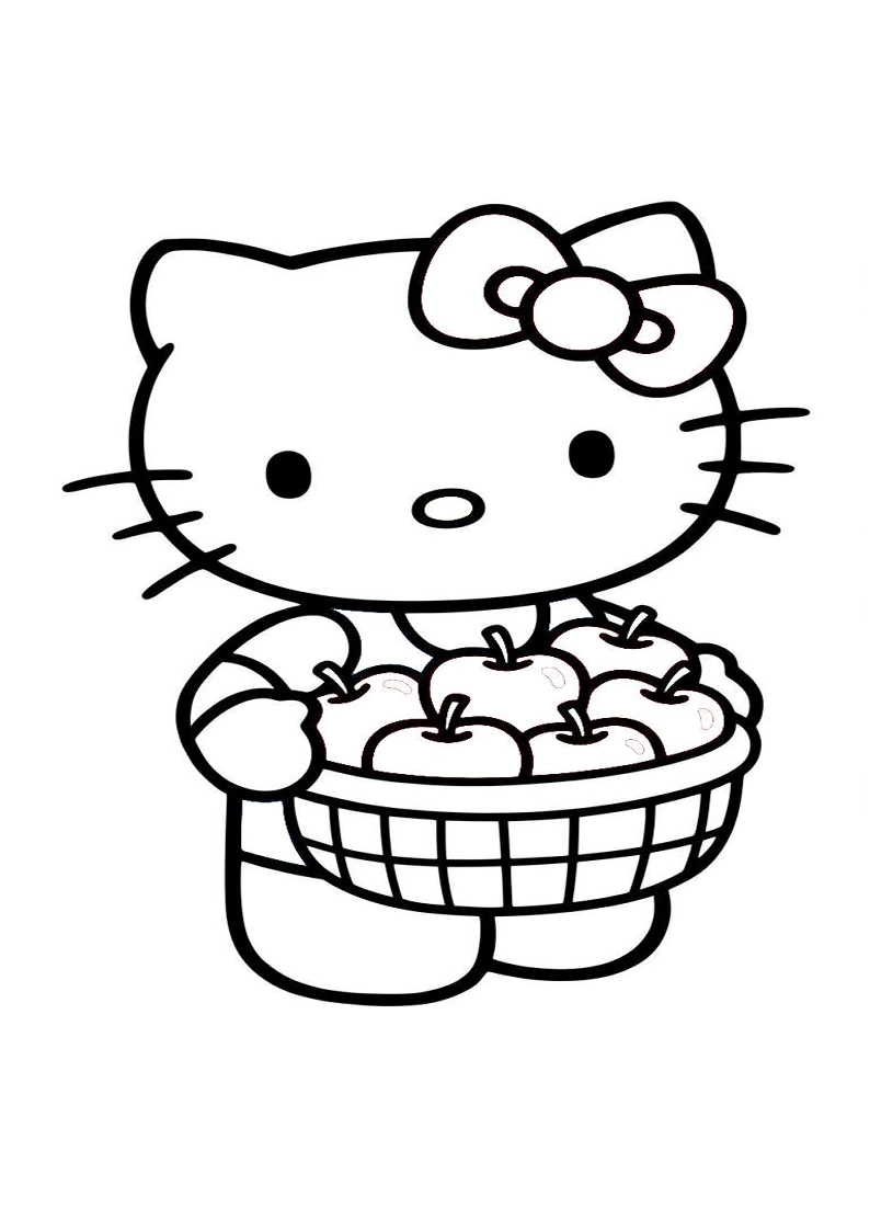 Hello Kitty - Coloring Page 184