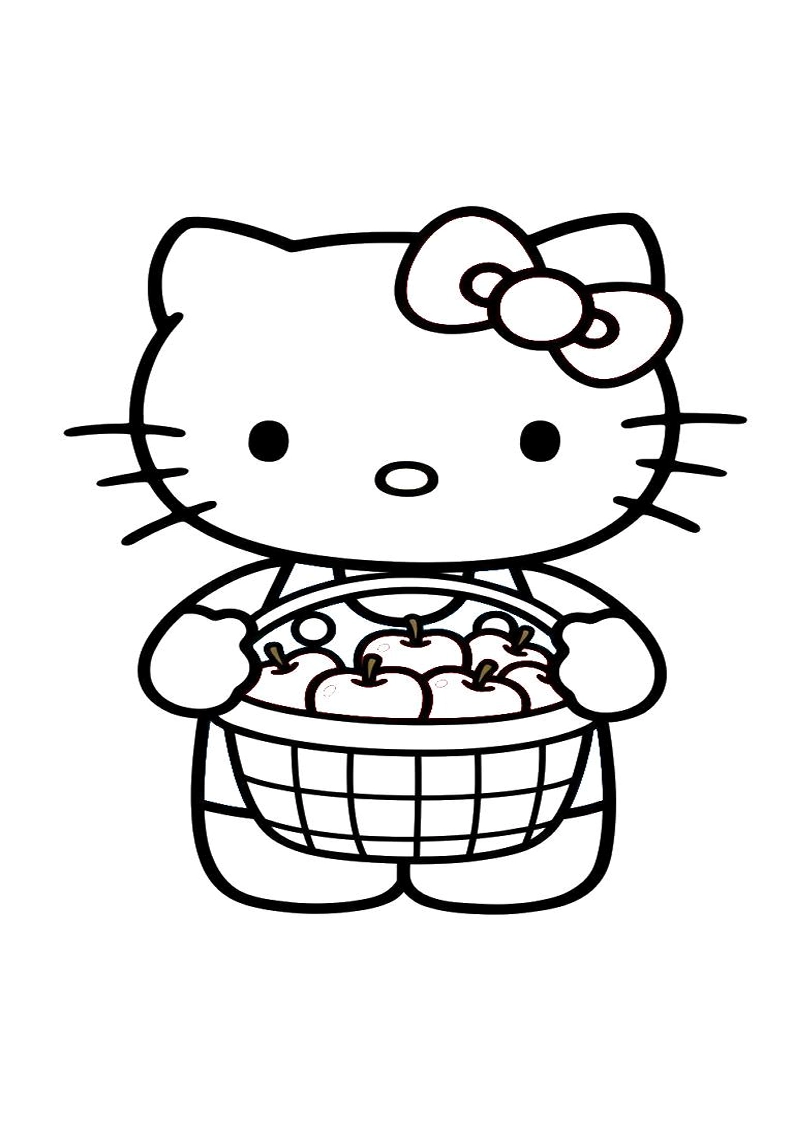 Hello Kitty - Coloring Page 183
