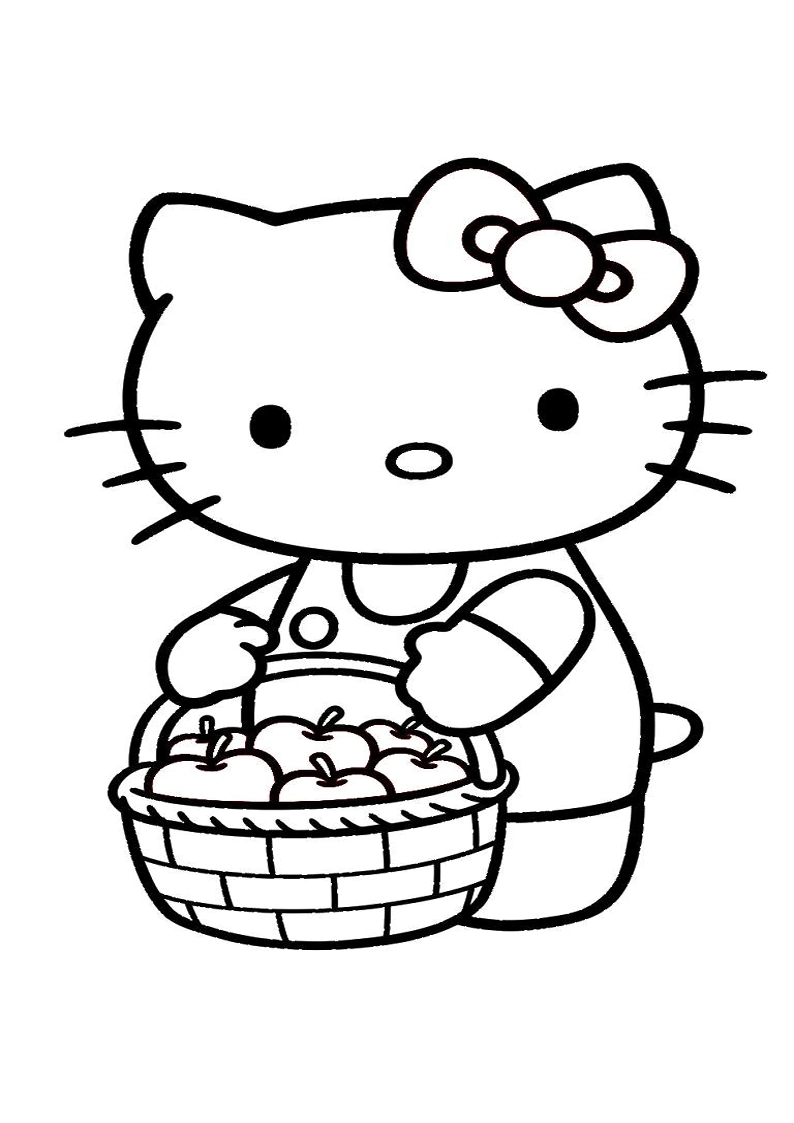 Hello Kitty - Coloring Page 182