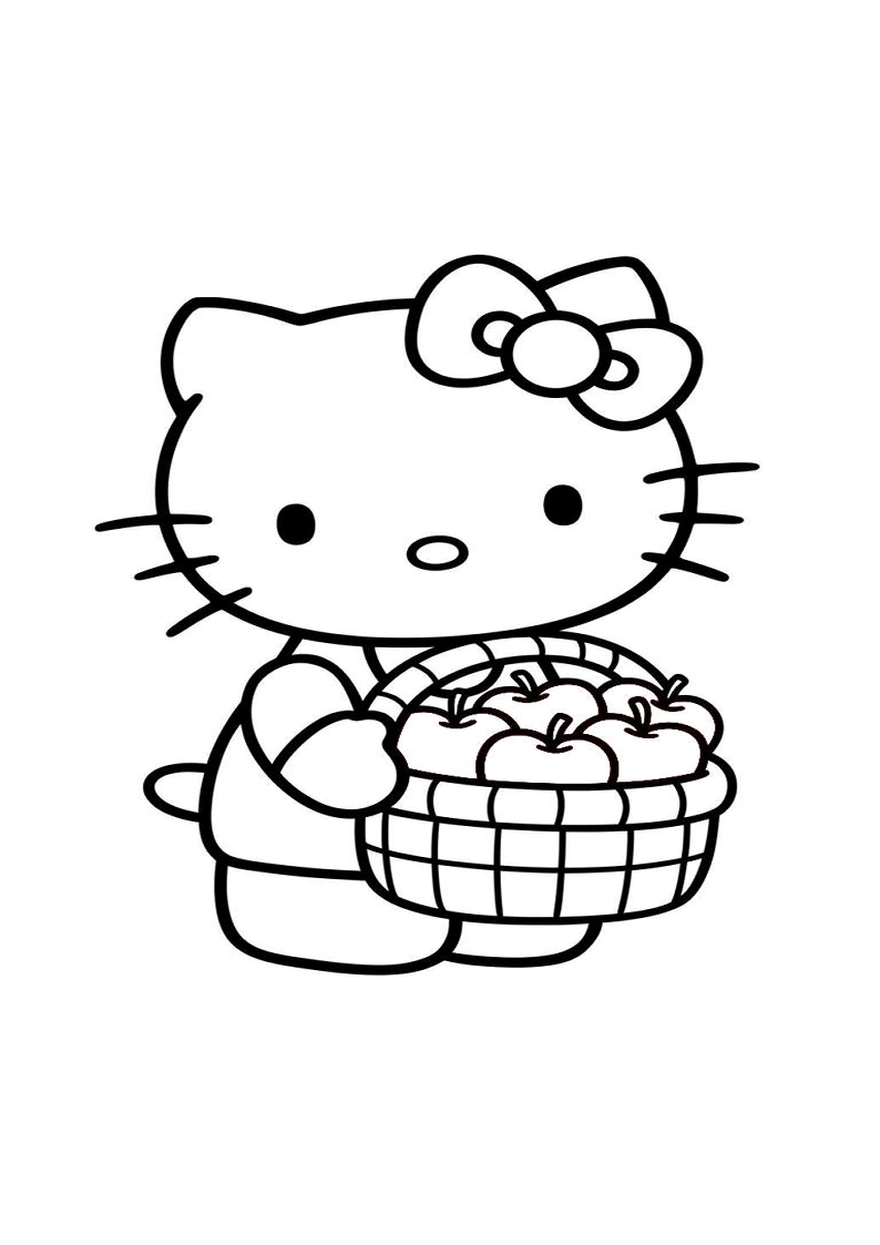 Hello Kitty - Coloring Page 181
