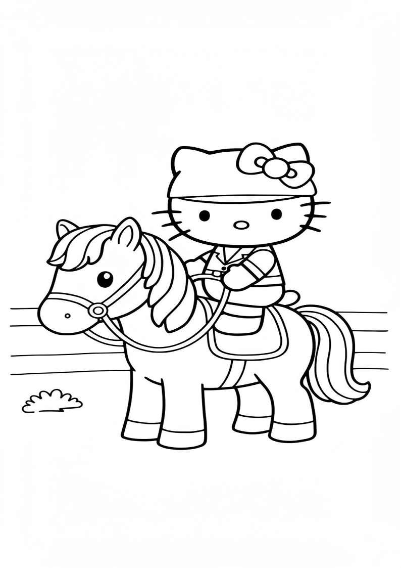 Hello Kitty - Coloring Page 175