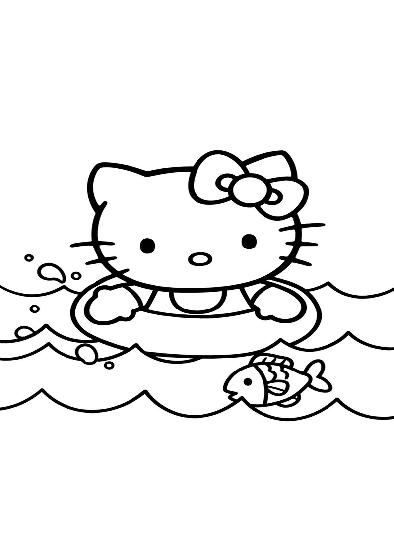 Hello Kitty - Coloring Page 173