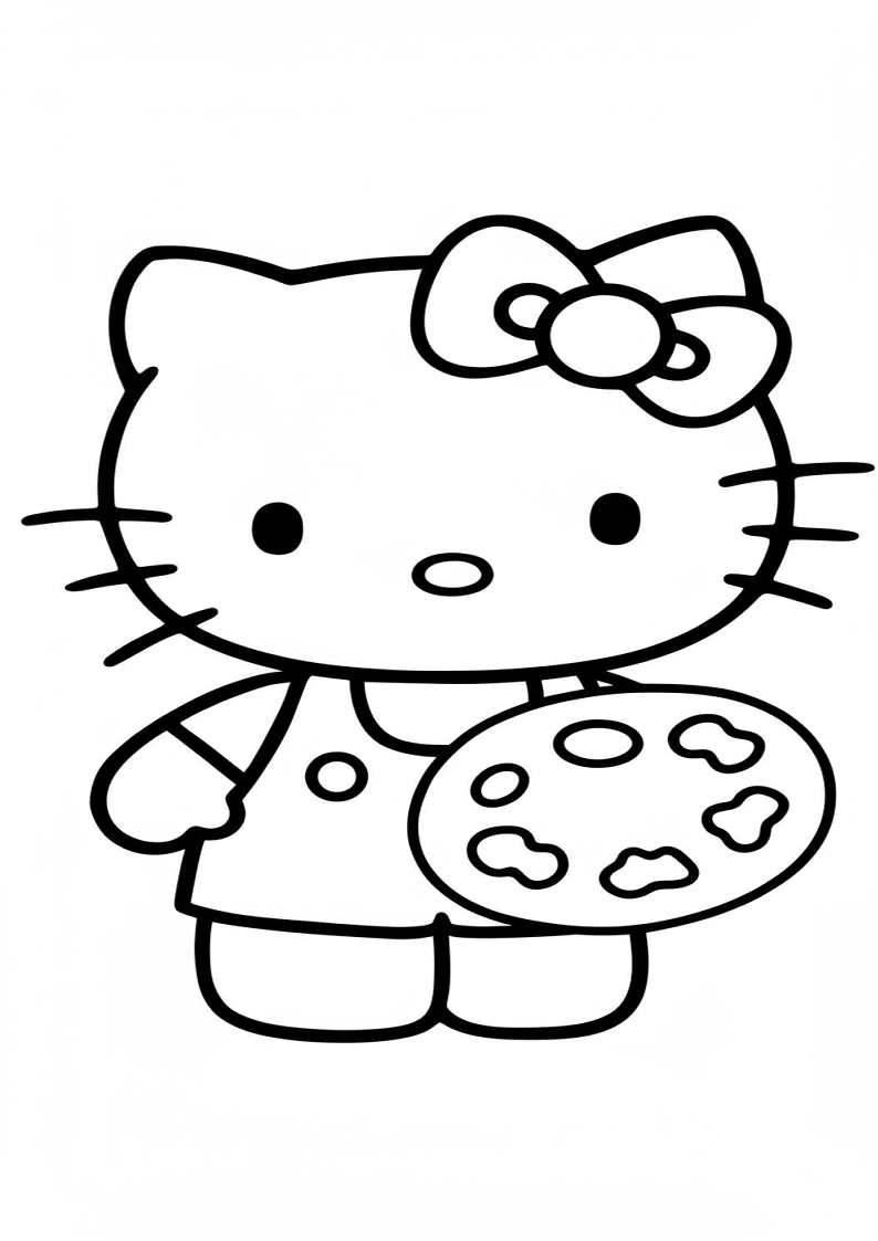 Hello Kitty - Coloring Page 168