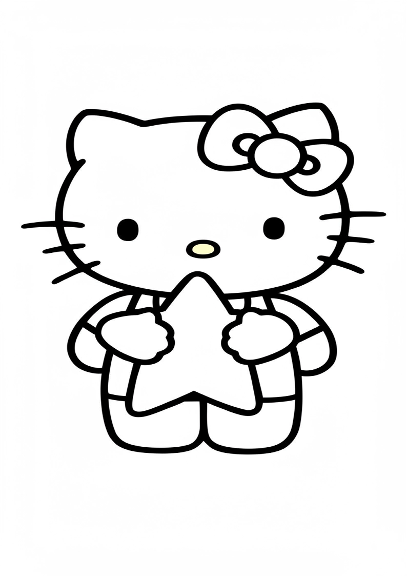 Hello Kitty - Coloring Page 153