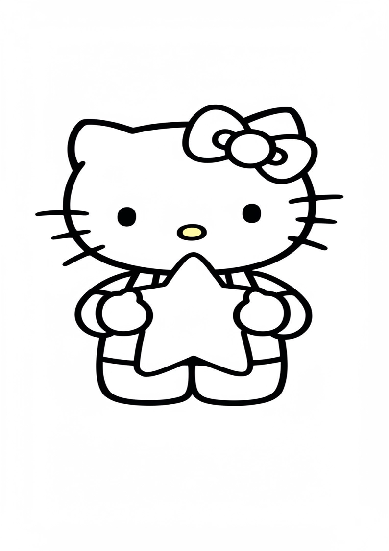 Hello Kitty - Coloring Page 152