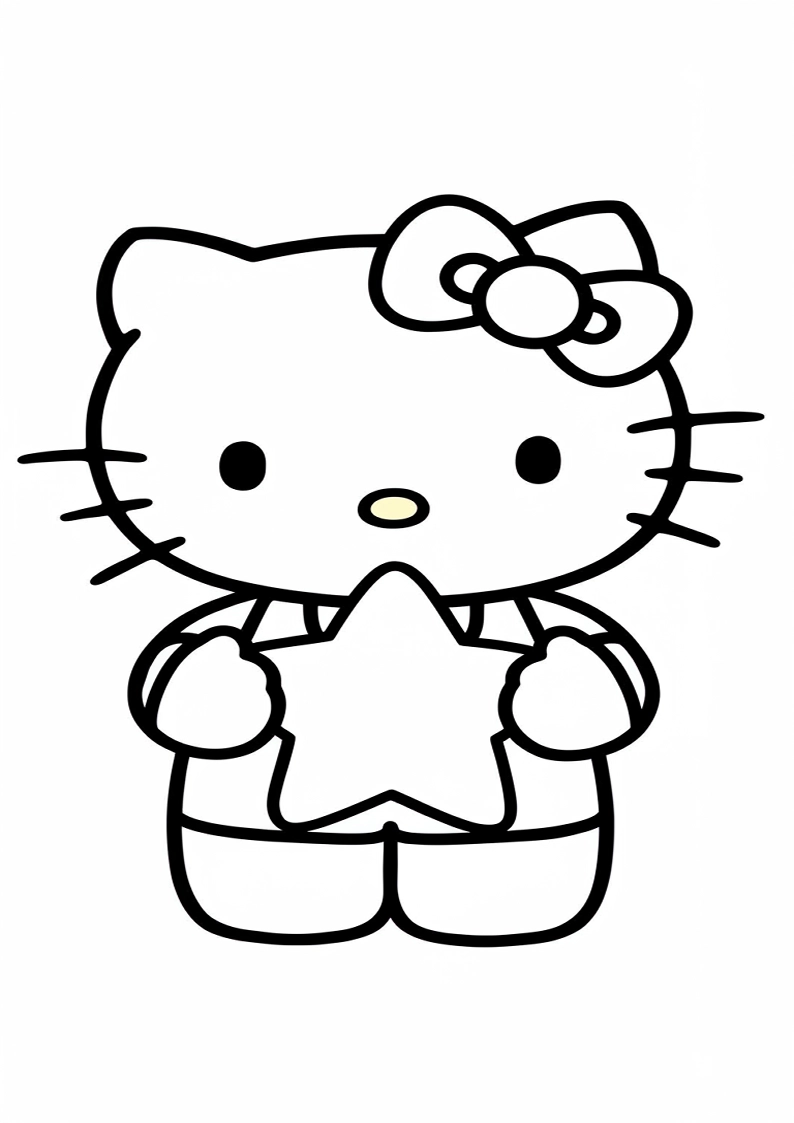 Hello Kitty - Coloring Page 151