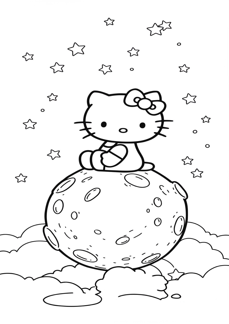 Hello Kitty - Coloring Page 149